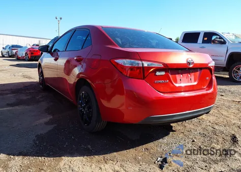 2014 Toyota Corolla Le из США, поврежденный, VIN 5YFBURHE5EP004222